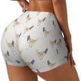 thumbnail image 1 of Haiem Funny Chicken No Front Seam Biker Shorts for Women Yoga Workout Gym Bike Shorts with Tummy Control Moisture-Wicking-Medium, 1 of 9