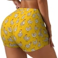 thumbnail image 1 of Haiem Funny Chicken No Front Seam Biker Shorts for Women Yoga Workout Gym Bike Shorts with Tummy Control Moisture-Wicking-XX-Large, 1 of 9