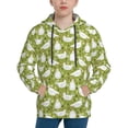 thumbnail image 1 of Haiem Funny Chicken Pattern Boys Hoodie, Youth Pullover Hooded Sweatshirt, Kangaroo Pocket Hoodie for Kids Girls -X-Large, 1 of 6