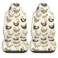thumbnail image 1 of Haiem Funny Chicken Printed Car Seat Covers Set of 2, Universal Fit Car Seat Covers,Protective Seat Covers,Comfortable Car Seat Covers, Easy Installation Seat Covers, Vehicle Seat Covers, 1 of 9