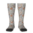 thumbnail image 1 of Haiem Funny Chicken Socks, Funny Novelty Crazy Design Cotton Socks Sports Socks Knee High Socks For Men, Women,1Pairs - Gift For Working Friends, 1 of 9