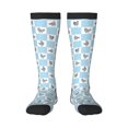 thumbnail image 1 of Haiem Funny Chicken Socks, Funny Novelty Crazy Design Cotton Socks Sports Socks Knee High Socks For Men, Women,1Pairs - Gift For Working Friends, 1 of 8