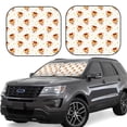 thumbnail image 1 of Haiem Funny Corgi Car Windshield Sun Shade (2 Pieces) Foldable Windshield Sun Shade Car Accessories for Truck SUV Pickup-Medium, 1 of 7