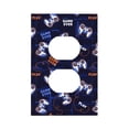 thumbnail image 1 of Haiem Game Pads Pattern Decorative Wall Plates, 1-Gang 5.0" x3.0", Unbreakable Thermoplastic Faceplate Cover for Decorator Receptacle Outlet & Switch-Style S, 1 of 6