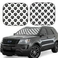 thumbnail image 1 of Haiem Gear Tools Car Windshield Sun Shade (2 Pieces) Foldable Windshield Sun Shade Car Accessories for Truck SUV Pickup-Small, 1 of 7