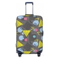 thumbnail image 1 of Haiem Geometric Luggage Cover Printed Suitcase Covers for Luggage Elastic Washable Suitcase Protector Fits 18-32 Inch Luggage-X-Large, 1 of 9