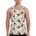 thumbnail image 1 of Haiem German Shepherd Dog Men Workout Tank Top Gym Bodybuilding Sleeveless Muscle T Shirts Athletic Tank Breathable Workout Shirt-, 1 of 9