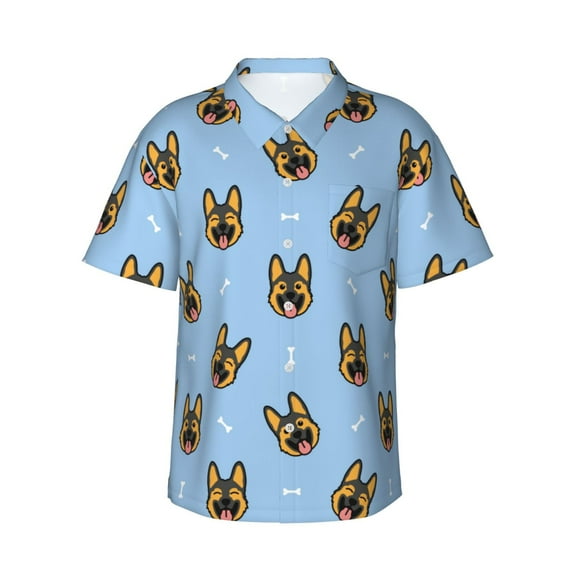 Haiem German Shepherd Puppy Men'S Pajama Pants Ultra Lightweight Pjs Bottoms Sleepwear Bottom Pants With Pocket Drawstring-Medium