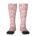 thumbnail image 1 of Haiem Girl Rabbit Socks, Funny Novelty Crazy Design Cotton Socks Sports Socks Knee High Socks For Men, Women,1Pairs - Gift For Working Friends, 1 of 9