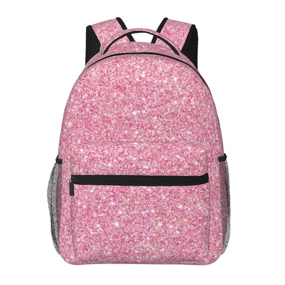 Haiem Glitter Printed School Backpack,Casual Travel Lightweight Backpack,Durable Comfortable Multifunctional Backpack,Laptop Backpack