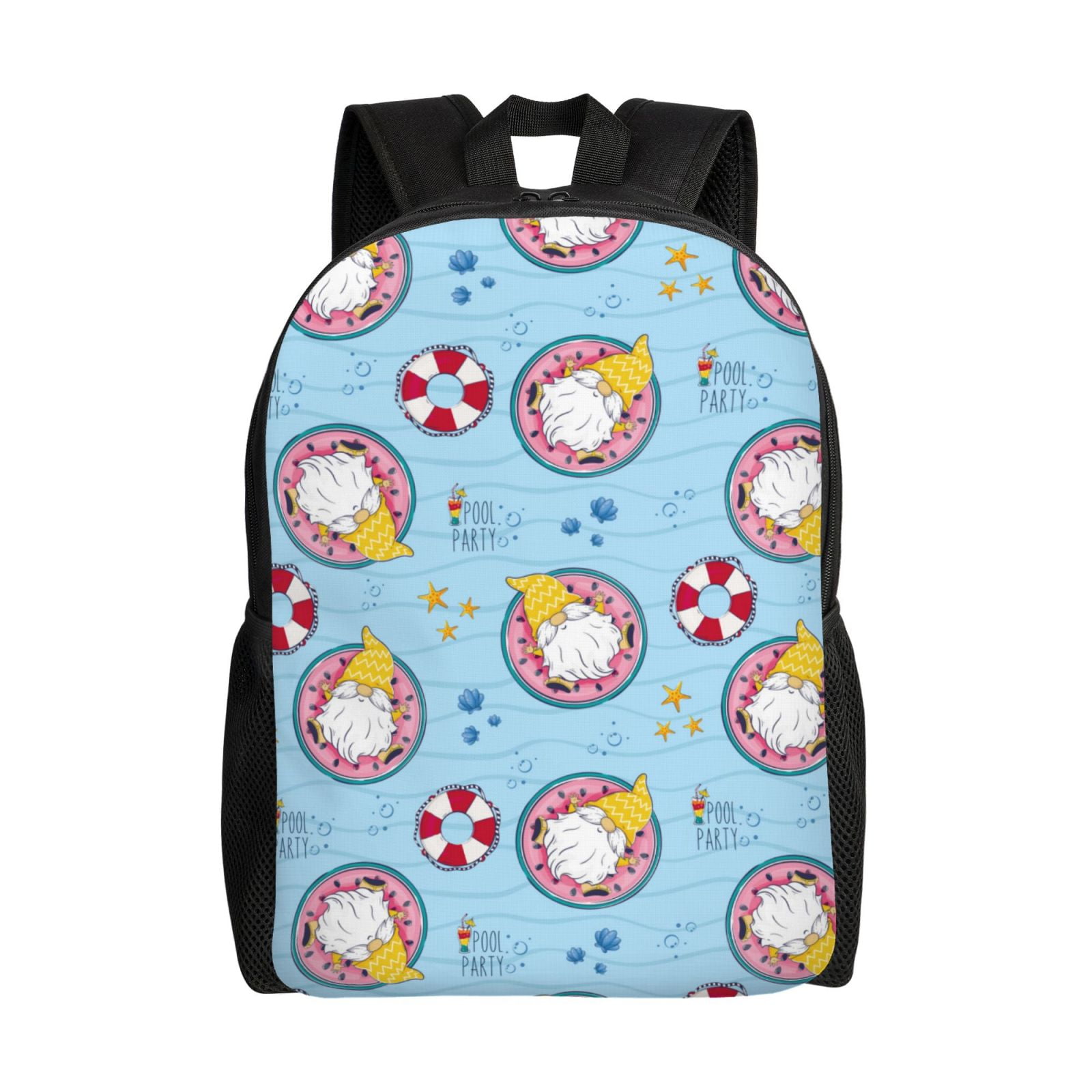 Haiem Gnome On A Watermelon Mattress In The Pool Backpack - Stylish and ...
