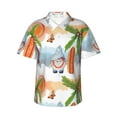 thumbnail image 1 of Haiem Gnome and Surfing Printed Hawaiian Shirt for Men - Men’s Casual Beach Summer Shirts - Stretch Fabric with Modern Fit-XX-Large, 1 of 9