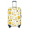 thumbnail image 1 of Haiem Gnomes Bees Luggage Cover Printed Suitcase Covers for Luggage Elastic Washable Suitcase Protector Fits 18-32 Inch Luggage-Small, 1 of 9