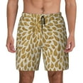 thumbnail image 1 of Haiem Gold Drops Men'S Quick-Dry Swim Trunks: Comfortable Beach Shorts With Mesh Lining And Pockets - Ideal For Swimming And Sunbathing Large, 1 of 9