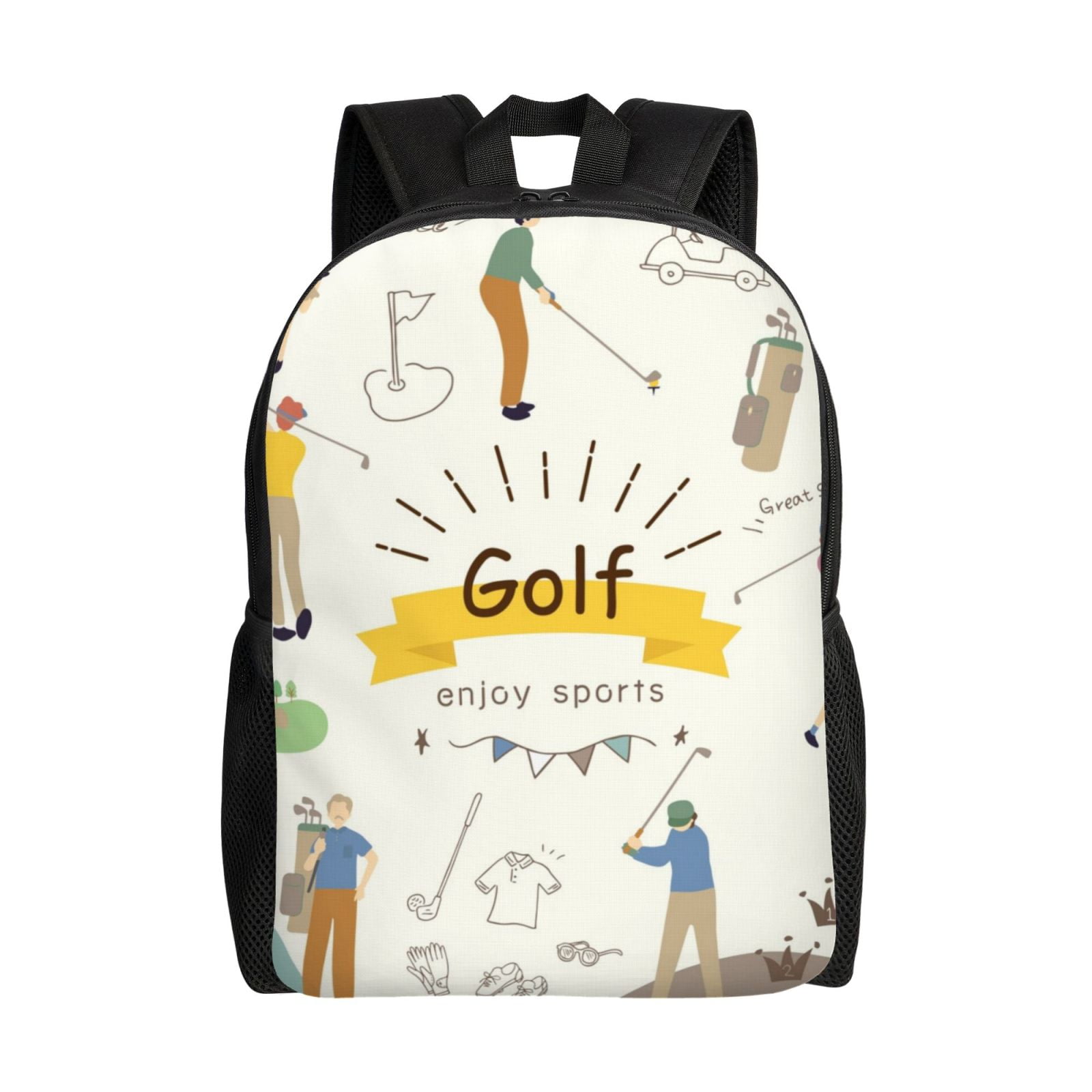 Haiem Golf Icons And Golfer Backpack - Stylish and Durable 15-inch ...