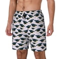 thumbnail image 1 of Haiem Graduation Hats Mens Swim Trunks with Compression Liner 2 in 1 Swimming Shorts Stretch Swimwear Quick Dry,Board Shorts-3X-Large, 1 of 9