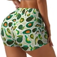 thumbnail image 1 of Haiem Green Avocado (2) No Front Seam Biker Shorts for Women Yoga Workout Gym Bike Shorts with Tummy Control Moisture-Wicking-X-Large, 1 of 9
