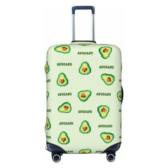 Haiem Green Avocado Luggage Cover,Durable, Washable Suitcase Protector With Anti-Scratch Technology - Keep Your Luggage Looking New Large