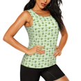 thumbnail image 1 of Haiem Green Avocado Workout Tank Tops for Women, Athletic Sports Slim-Fit Tank Tops, Compression Sleeveless Dry Fit Shirts,Athletic Shirt-Small, 1 of 9