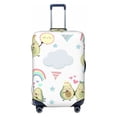 thumbnail image 1 of Haiem Green Blue Avocado Luggage Cover Printed Suitcase Covers for Luggage Elastic Washable Suitcase Protector Fits 18-32 Inch Luggage-X-Large, 1 of 9