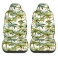 thumbnail image 1 of Haiem Green Hawaii Palms Printed Car Seat Covers Set of 2, Universal Fit Car Seat Covers,Protective Seat Covers,Comfortable Car Seat Covers, Easy Installation Seat Covers, 1 of 8