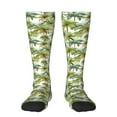Haiem Green Hawaii Palms Socks, Funny Novelty Crazy Design Cotton Socks