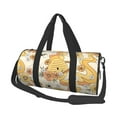 thumbnail image 1 of Haiem Groovy Floral Pattern Gym Bag for Women Men, Waterproof Travel Duffel Bags, Personal Item Travel Bag Weekender Bag with Shoes Compartment & Wet Pocket, 1 of 8