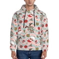 thumbnail image 1 of Haiem Groovy Retro Santa Patterned Men's Hoodie with Kangaroo Pocket - Ideal Pullover Sweatshirt for Daily Wear, Travel, and Home-4X-Large, 1 of 7