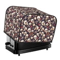 thumbnail image 1 of Haiem Guitar Skull record Print Toaster Covers 4 Slice Wide Slot,Bread Dust Cover & Fingerprint Protection,Bread Machine Cover,Appliance Covers, 1 of 7