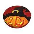 thumbnail image 1 of Haiem Halloween Pumpkin Cushion Round Bar Chair Seat Cover Bar Chair Cushion Covers Elastic Washable Bar Chair Cover,Protects from Scratches and Stains-14 inch, 1 of 7