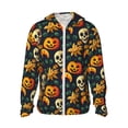 thumbnail image 1 of Haiem Halloween Skull UPF 50+ Fishing Shirts for Men Long Sleeve UV Sun Protection Hoodie Non-Mask Outdoor Hiking Shirts, 1 of 9