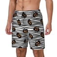 thumbnail image 1 of Haiem Haloween Pumpkins Mens Swim Trunks with Compression Liner 2 in 1 Swimming Shorts Stretch Swimwear Quick Dry,Board Shorts-XX-Large, 1 of 1