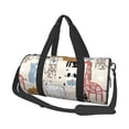 thumbnail image 1 of Haiem Hand Drawn Animals Pattern Gym Bag for Women Men, Waterproof Travel Duffel Bags, Personal Item Travel Bag Weekender Bag with Shoes Compartment & Wet Pocket, 1 of 8