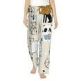 thumbnail image 1 of Haiem Hand Drawn Animals Women's Pajama Pants Ultra Lightweight Pjs Bottoms Sleepwear Bottom Pants With Pocket Drawstring-Small, 1 of 9