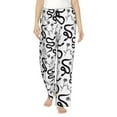 thumbnail image 1 of Haiem Hand Drawn Snake Women's Pajama Pants Ultra Lightweight Pjs Bottoms Sleepwear Bottom Pants With Pocket Drawstring-Medium, 1 of 1