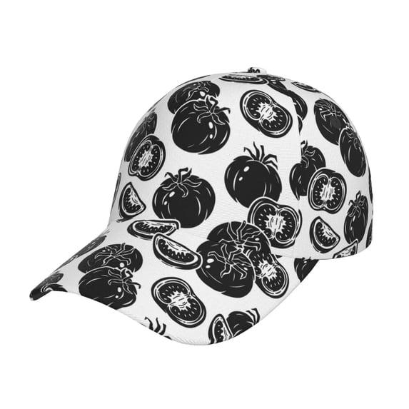 Haiem Hand Drawn Tomatoes Baseball Cap Dad Hat Cotton Soft Adjustable Fashion Hats for Men Women Unisex Style Headwear