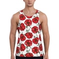 thumbnail image 1 of Haiem Hand Drawn Tomatoes Men Workout Tank Top Gym Bodybuilding Sleeveless Muscle T Shirts Athletic Tank Breathable Workout Shirt-Large, 1 of 9