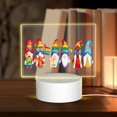 thumbnail image 1 of Haiem Happy Pride Gnome Pattern Acrylic Night Light Gift with 3 Color ModesTouch-Sensitive LED Lamp Perfect Gift for Mother's Day, Birthday, or Christmas, 1 of 9