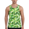 thumbnail image 1 of Haiem Happy St. Patrick's Day Pattern Men Workout Tank Top Gym Bodybuilding Sleeveless Muscle T Shirts Athletic Tank Breathable Workout Shirt-XX-Large, 1 of 7