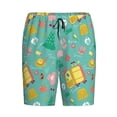 thumbnail image 1 of Haiem Happy Summer Men's Pajama Short with Soft Woven Cotton Elastic Waistband Sleep Short-Small, 1 of 9