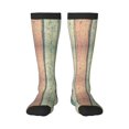 thumbnail image 1 of Haiem Hardwood Socks, Funny Novelty Crazy Design Cotton Socks Sports Socks Knee High Socks For Men, Women,1Pairs - Gift For Working Friends, 1 of 9