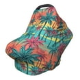 thumbnail image 1 of Haiem Hawaii Palms Baby Nursing Cover & Nursing Poncho - Multi Use Cover for Baby Car Seat Canopy, Stroller Cover, 360°Full Privacy Breastfeeding Coverage, 1 of 1