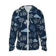 thumbnail image 1 of Haiem Hawaii Palms UPF 50+ Fishing Shirts for Men Long Sleeve UV Sun Protection Hoodie Non-Mask Outdoor Hiking Shirts, 1 of 8