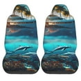 thumbnail image 1 of Haiem Hawaiian Ship Dolphin Printed Car Seat Covers Set of 2, Universal Fit Car Seat Covers,Protective Seat Covers,Comfortable Car Seat Covers, Easy Installation Seat Covers, 1 of 1