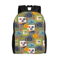 thumbnail image 1 of Haiem Hawaiian Style Backpack - Stylish and Durable 15-inch Laptop Backpack with Waterproof Oxford Fabric, 1 of 8
