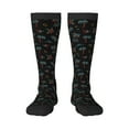 thumbnail image 1 of Haiem Hawaiian Style Socks, Funny Novelty Crazy Design Cotton Socks Sports Socks Knee High Socks For Men, Women,1Pairs - Gift For Working Friends, 1 of 9