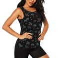 thumbnail image 1 of Haiem Hawaiian Style Workout Tank Tops for Women, Athletic Sports Slim-Fit Tank Tops, Compression Sleeveless Dry Fit Shirts,Athletic Shirt-, 1 of 9