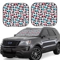 thumbnail image 1 of Haiem Heart Panda Car Windshield Sun Shade (2 Pieces) Foldable Windshield Sun Shade Car Accessories for Truck SUV Pickup-Small, 1 of 7