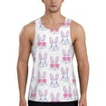 thumbnail image 1 of Haiem Heart Rabbit Men Workout Tank Top Gym Bodybuilding Sleeveless Muscle T Shirts Athletic Tank Breathable Workout Shirt-X-Large, 1 of 9