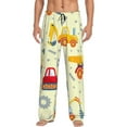 thumbnail image 1 of Haiem Heavy Equipment Men's Pajama Pants Ultra Lightweight Pjs Bottoms Sleepwear Bottom Pants with Pocket Drawstring-Small, 1 of 9
